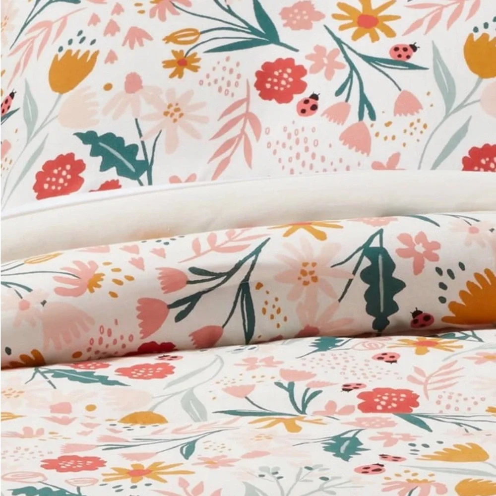 Pillowfort In the Garden Floral Comforter Bedding Set Queen 8pc NWT